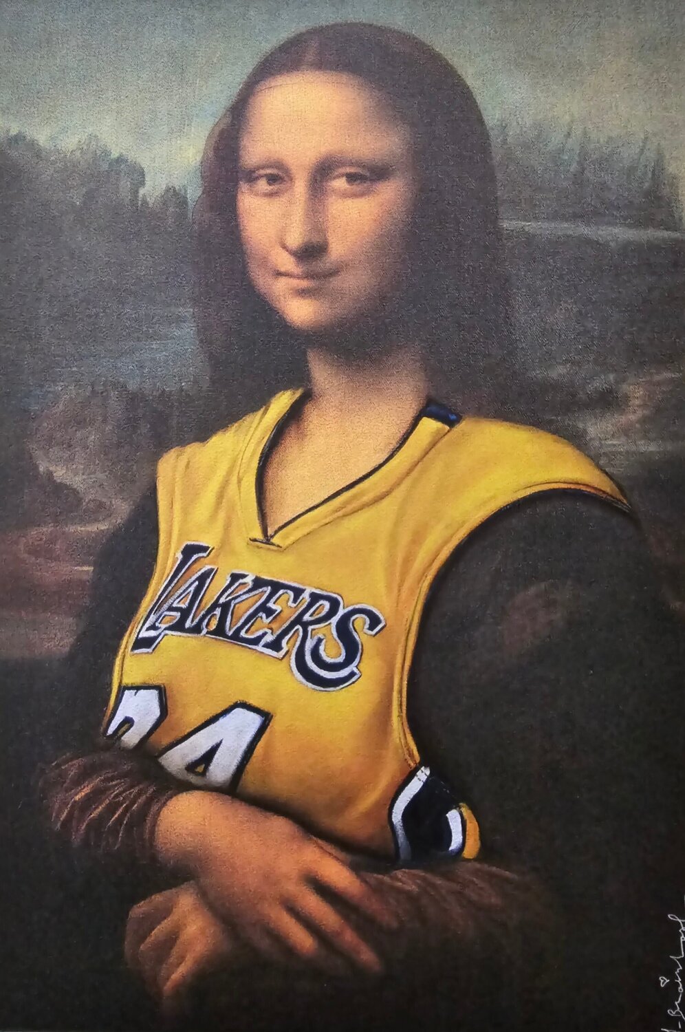 Lakers Lisa Mr. Brainwash Stampa in vendita