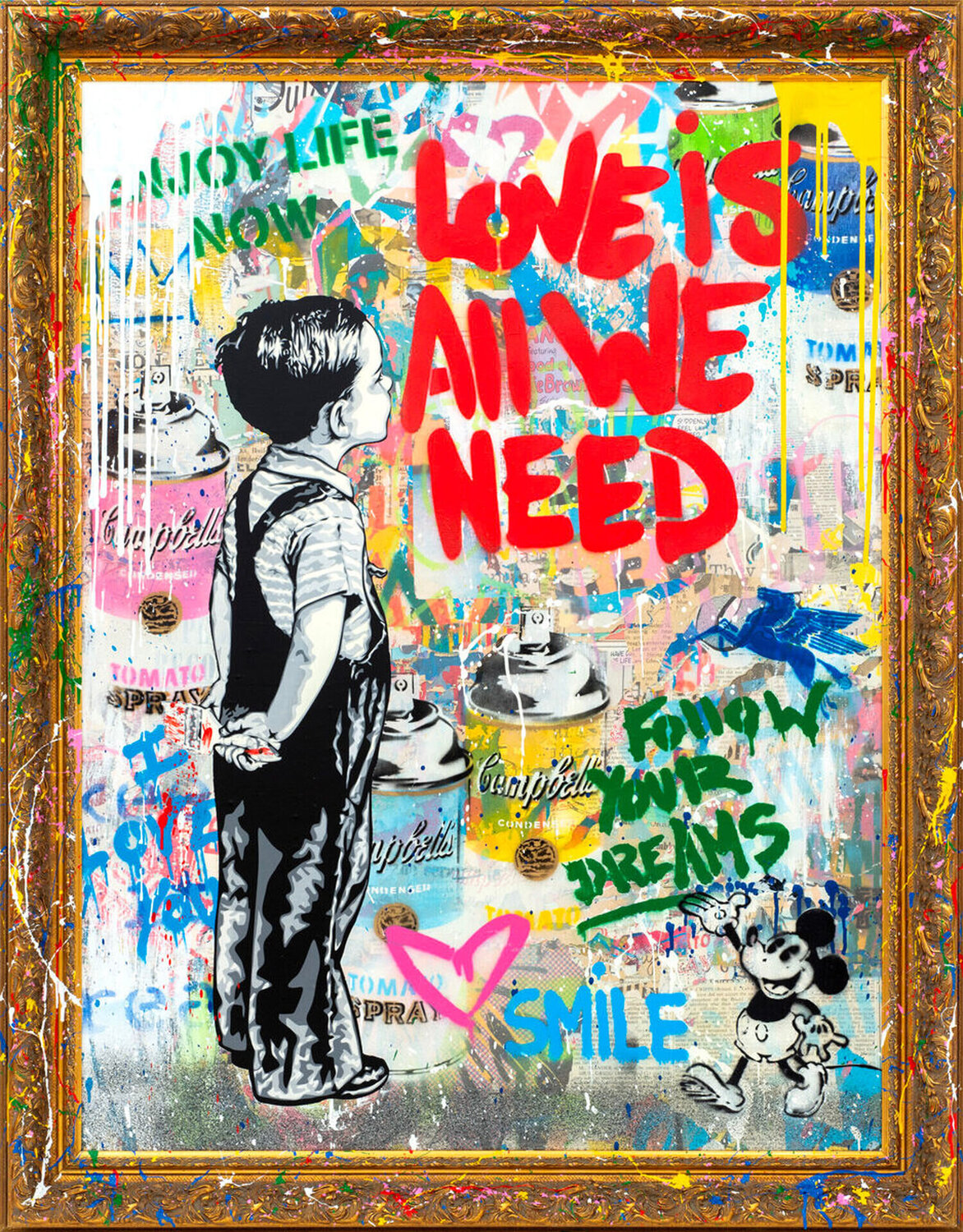 With All My Love Mr. Brainwash Altri media in vendita