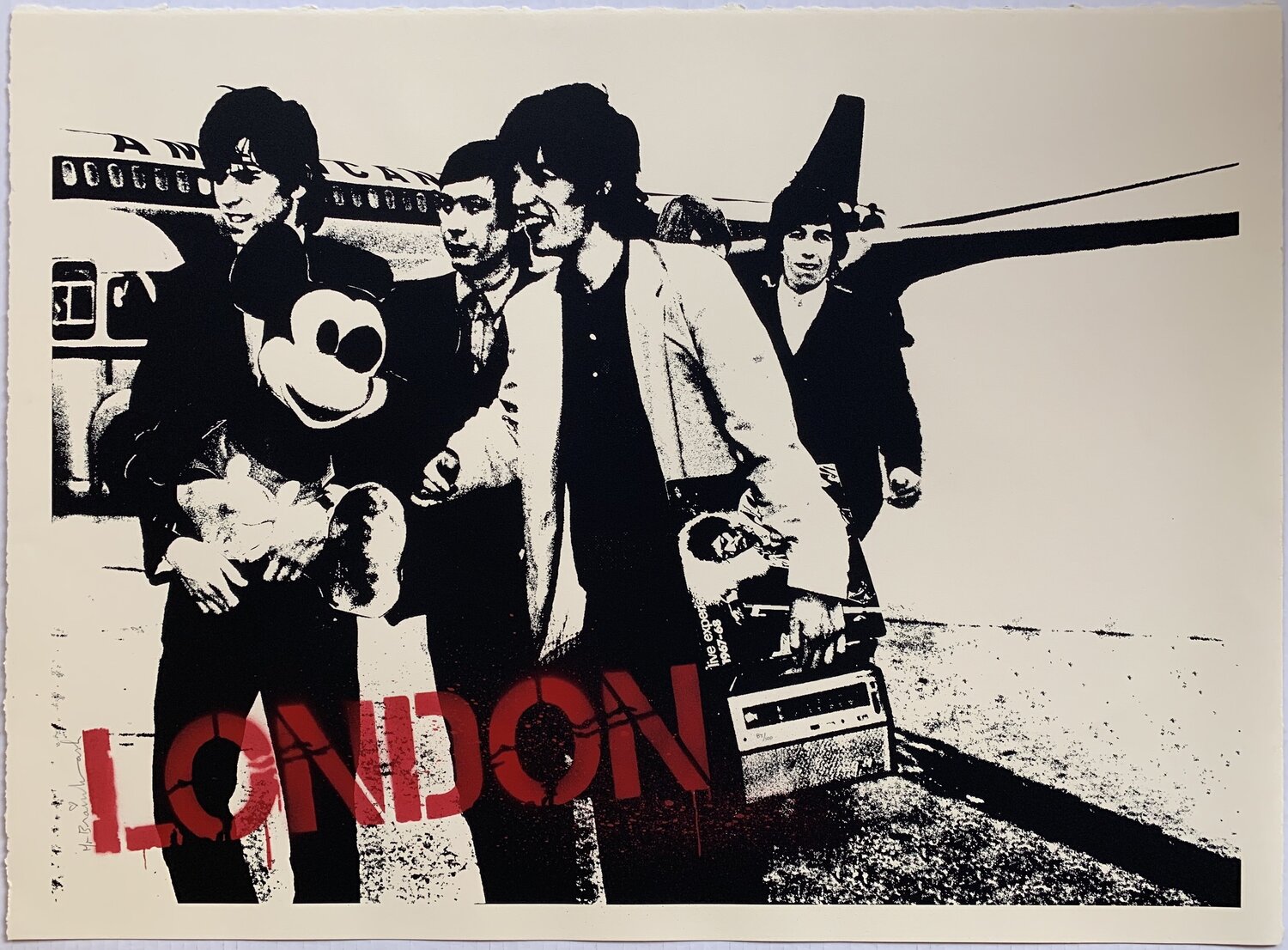 Rolling Home Mr. Brainwash Print for sale