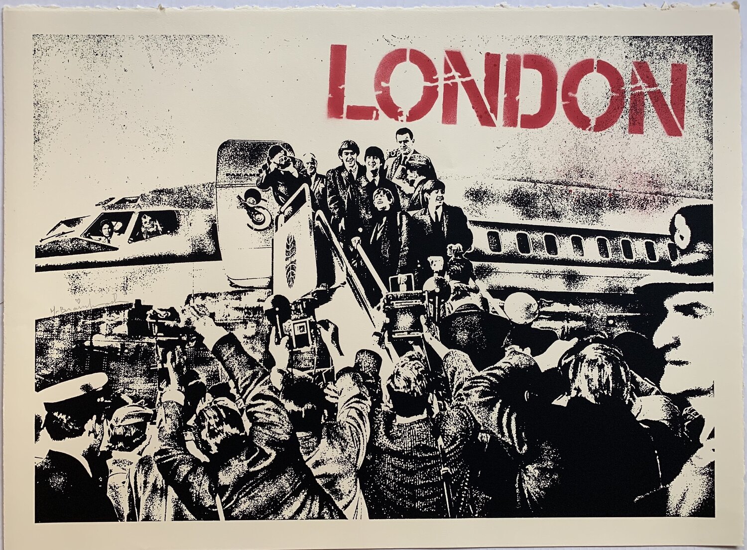 A Good Day's Flight Mr. Brainwash Afdruk te koop