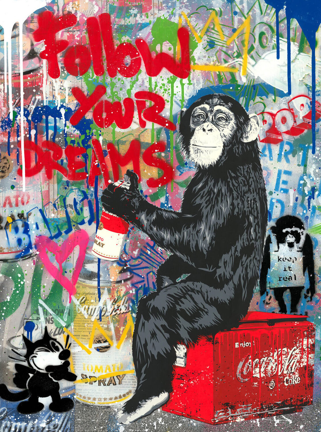 Everyday Life Mr. Brainwash Opera su carta in vendita