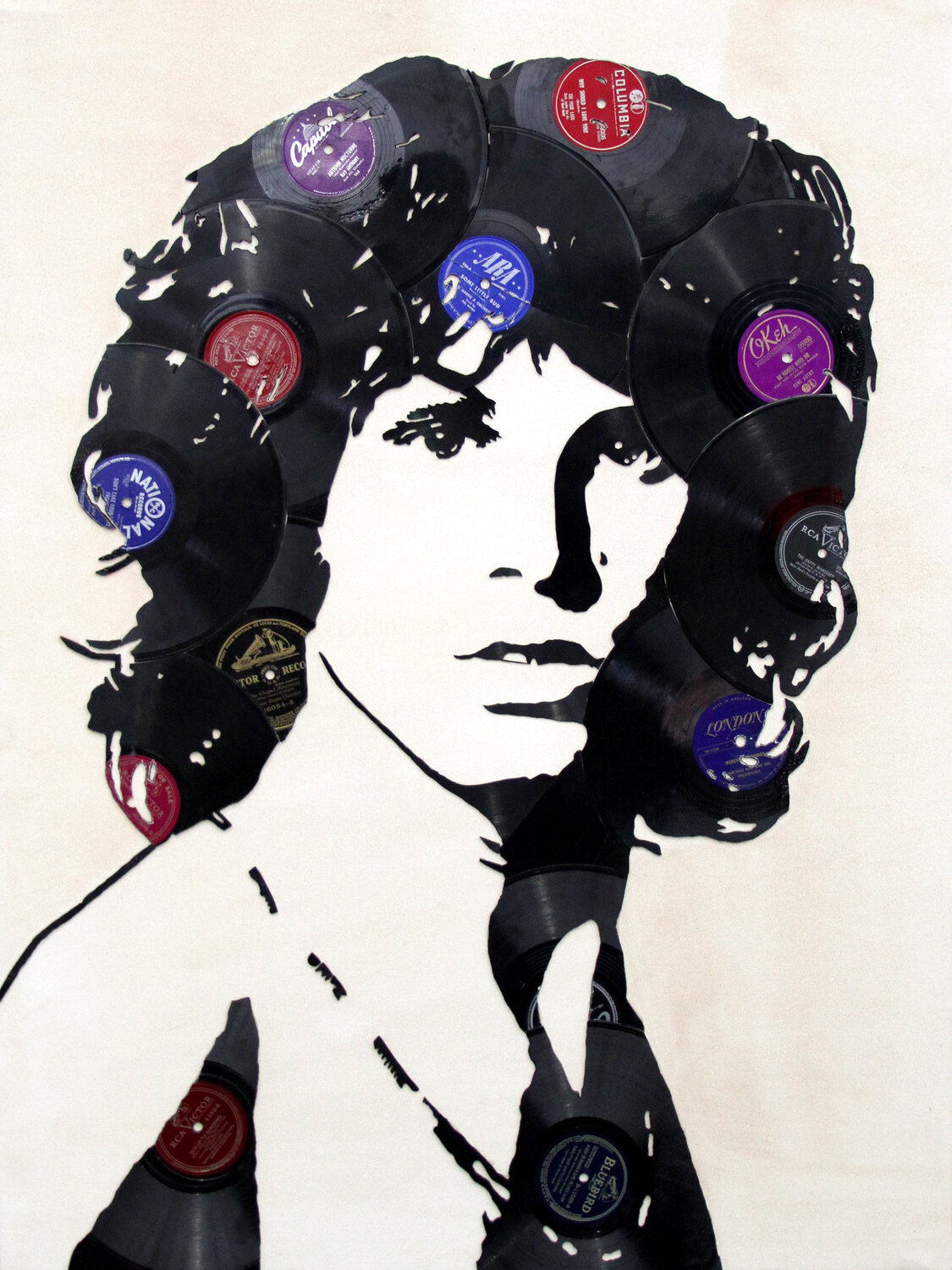 Vinyl Jim Morrison Mr. Brainwash Altri media in vendita