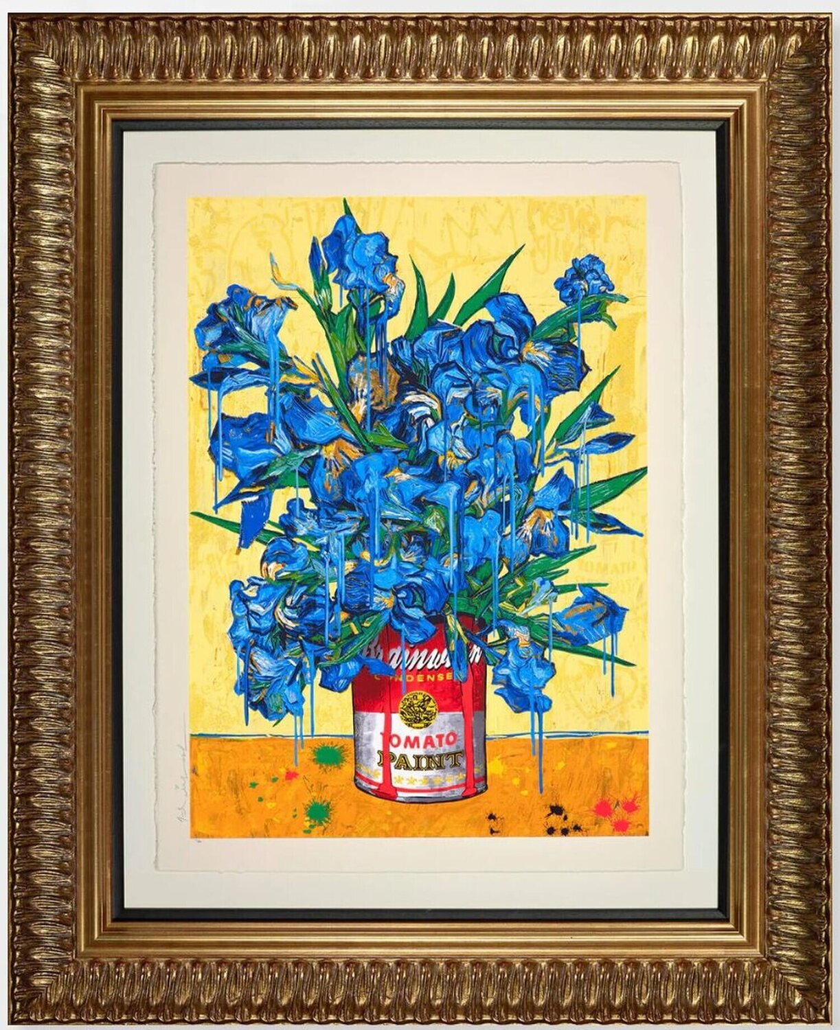Iris Mr. Brainwash Afdruk te koop