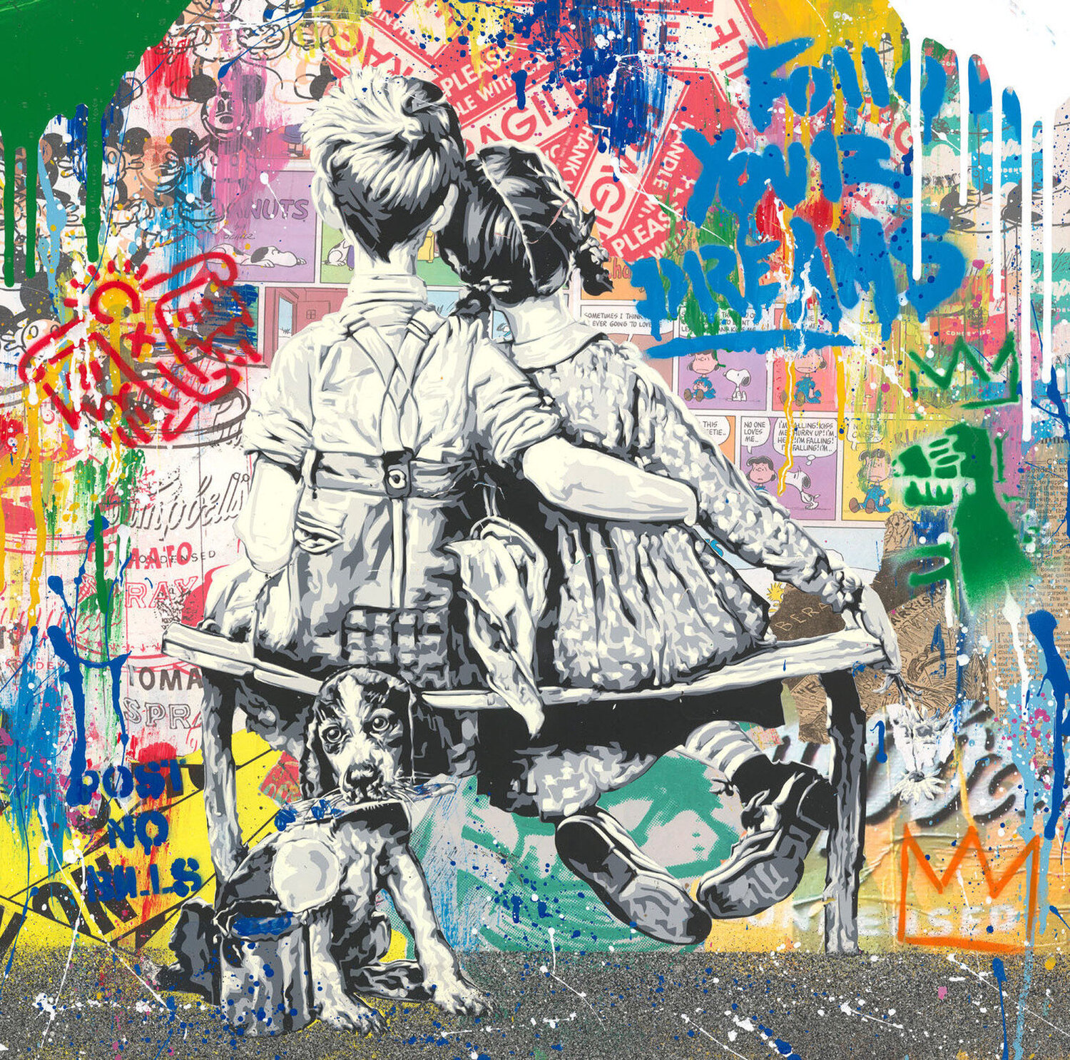 Work Well Together Mr. Brainwash Andere media te koop