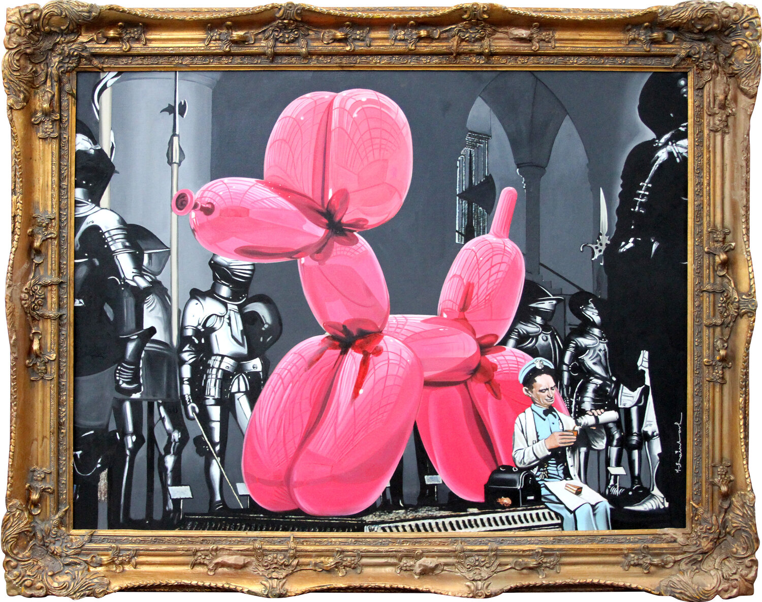 After Koon Break Mr. Brainwash Origineel schilderij te koop