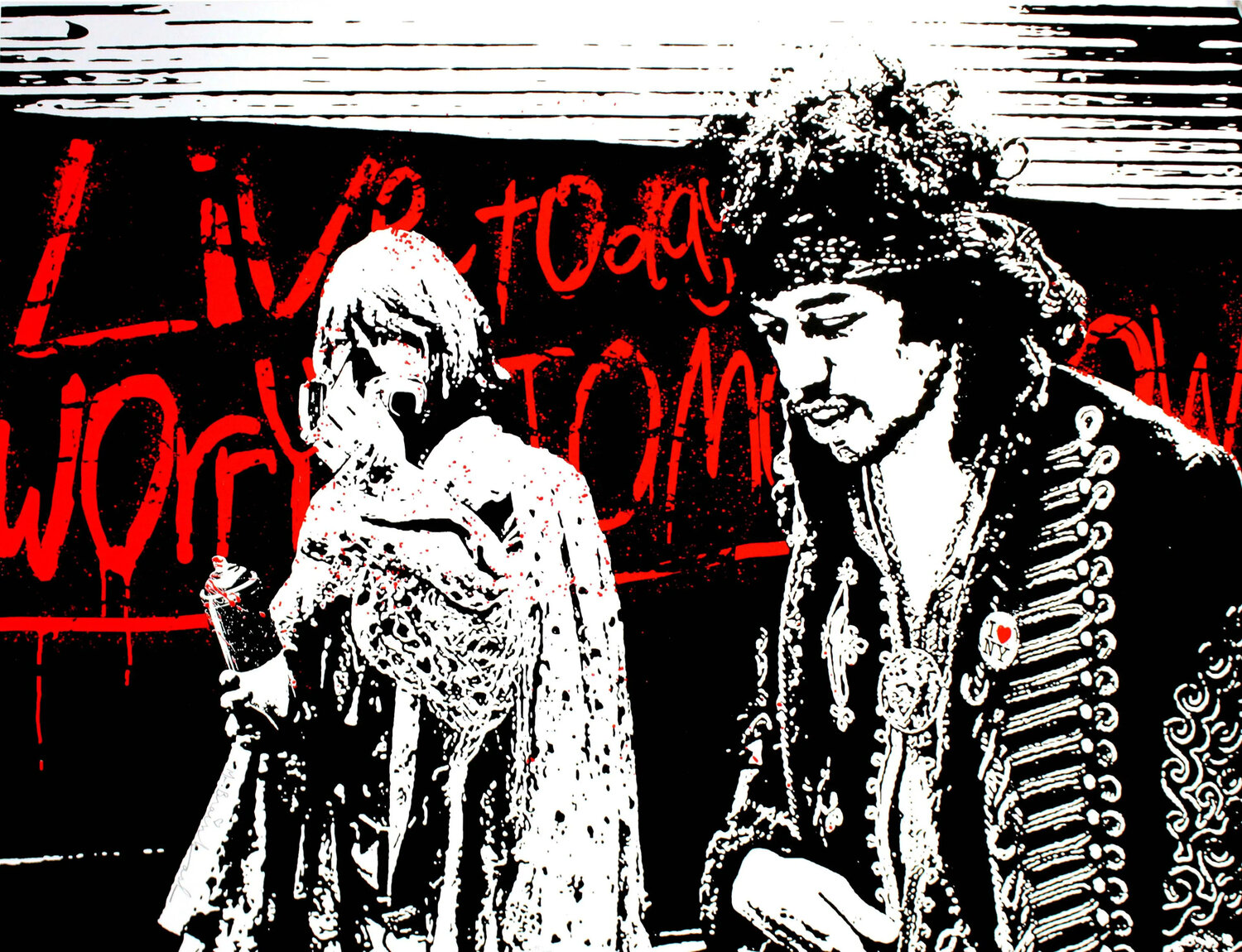 We are all in this Together Mr. Brainwash Stampa in vendita