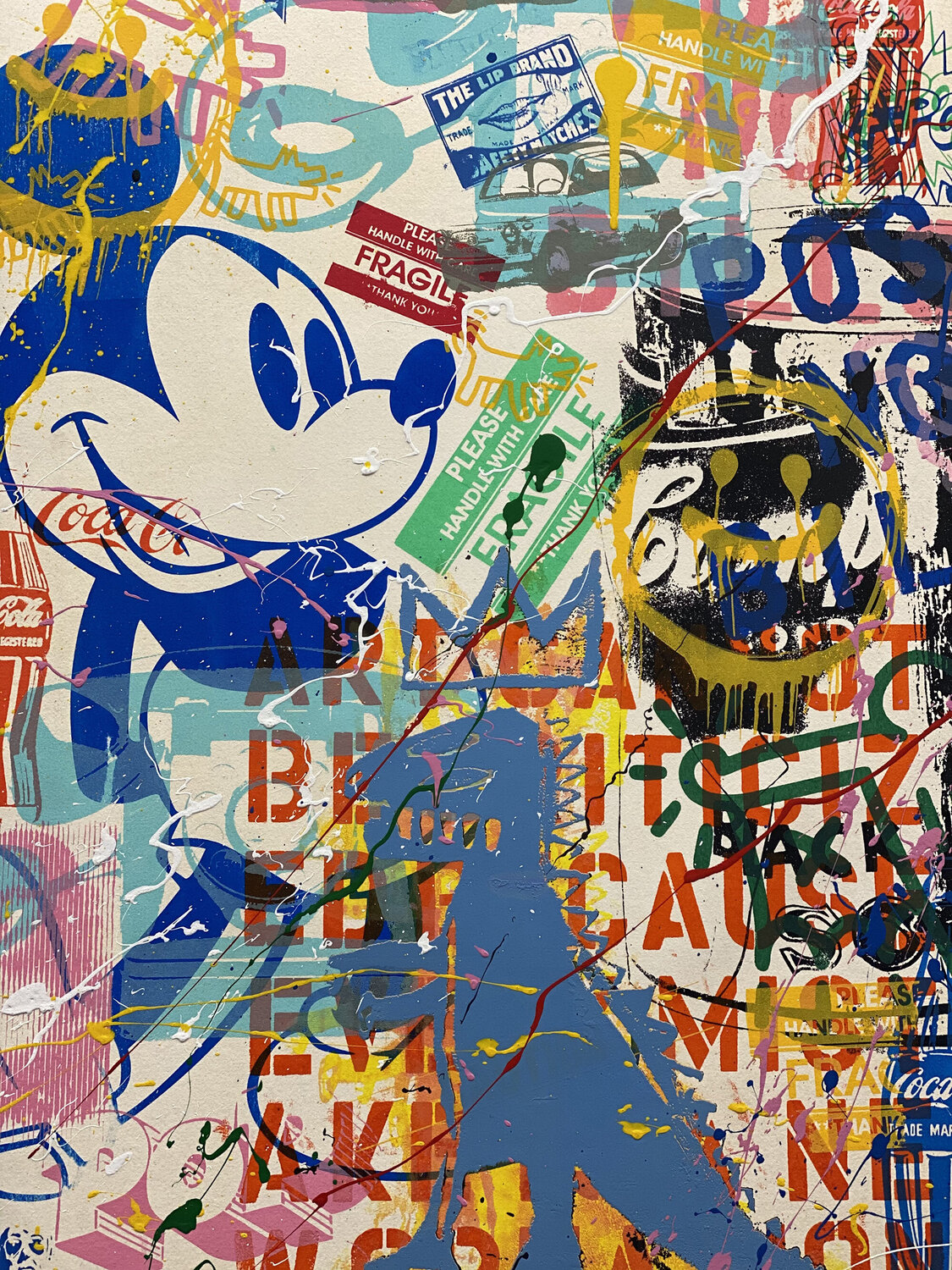 POP SCENE Mr. Brainwash Work on Paper for sale