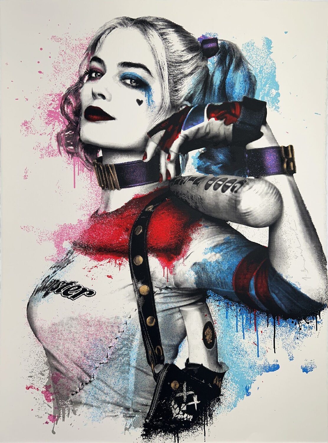 Harley (Suicide Squad) Mr. Brainwash Print for sale