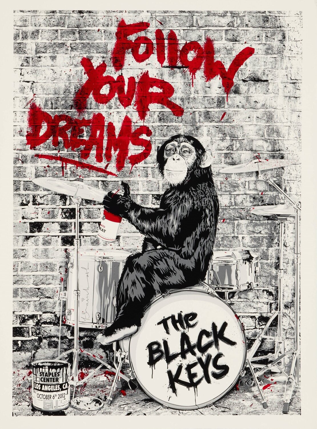 Follow Your Dreams Mr. Brainwash Stampa in vendita