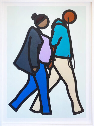 New York Couple 6 di Julian Opie, Stampa in vendita su Singulart