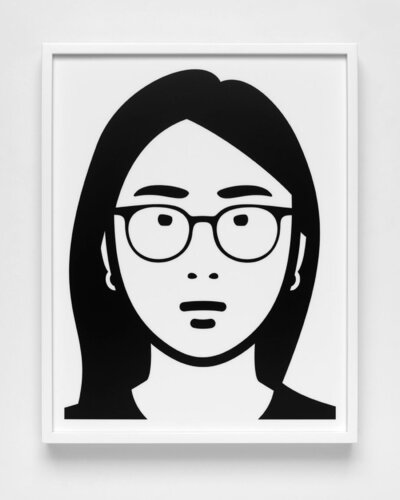 Jiwon. di Julian Opie, Stampa in vendita su Singulart