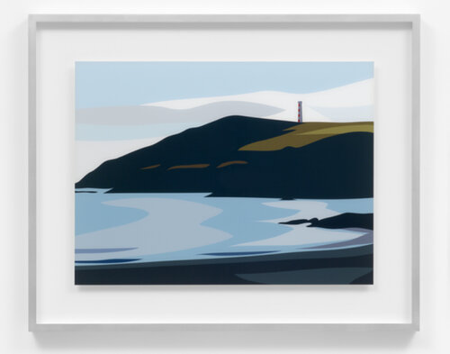 Cornish Coast - Gribbin Head di Julian Opie, Stampa in vendita su Singulart