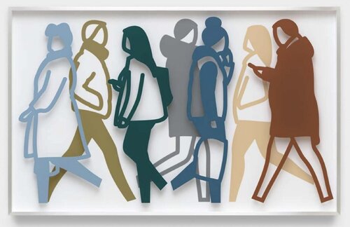 Sidewalk 2. di Julian Opie, Stampa in vendita su Singulart