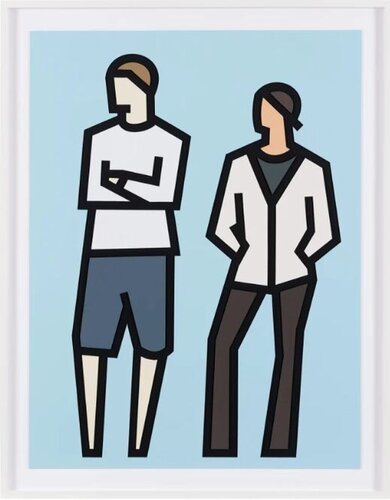 Standing Couples di Julian Opie, Altri media in vendita su Singulart