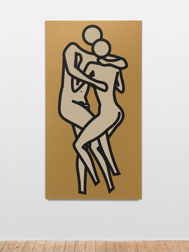 Kiera and Matthew embrace van Julian Opie, Schilderij te koop op Singulart