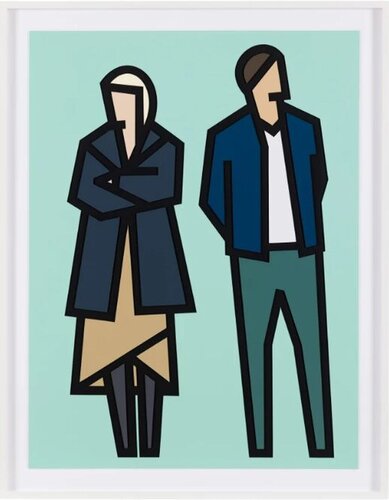 Standing Couples van Julian Opie, Andere media te koop op Singulart