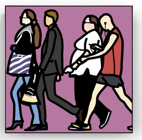 People 6 coloured van Julian Opie, Andere media te koop op Singulart