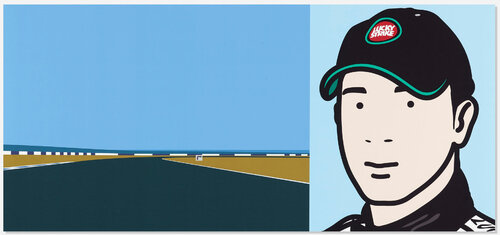IMAGINE YOU ARE DRIVING (FAST) RIO van Julian Opie, Afdruk te koop op Singulart
