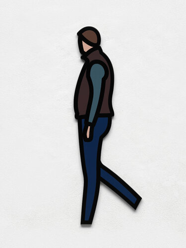 Jeans puffer vest van Julian Opie, Schilderij te koop op Singulart