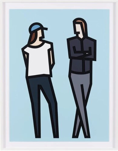 Standing Couples van Julian Opie, Andere media te koop op Singulart