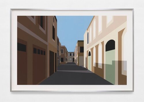 French Village 3. from"French Villages." van Julian Opie, Afdruk te koop op Singulart