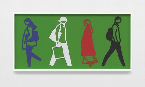 Street 2. from"Street 1-6." van Julian Opie, Werk op papier te koop op Singulart