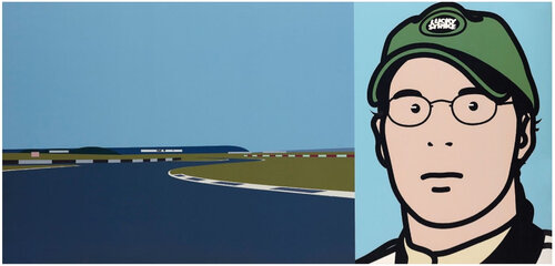 IMAGINE YOU ARE DRIVING (FAST) JACQUES van Julian Opie, Afdruk te koop op Singulart