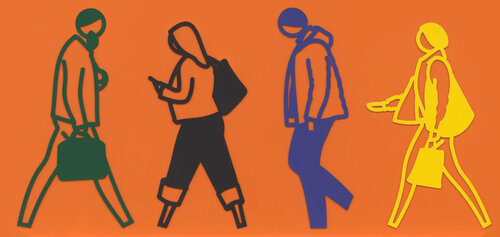 Street 4 van Julian Opie, Afdruk te koop op Singulart