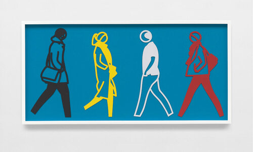 Street 6. from "Street 1-6." van Julian Opie, Werk op papier te koop op Singulart