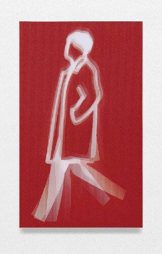 Old Street Walkers: Curly Hair. van Julian Opie, Andere media te koop op Singulart