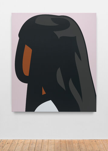 Long hair girl van Julian Opie, Schilderij te koop op Singulart