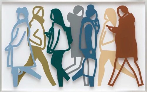 Sidewalk van Julian Opie, Afdruk te koop op Singulart