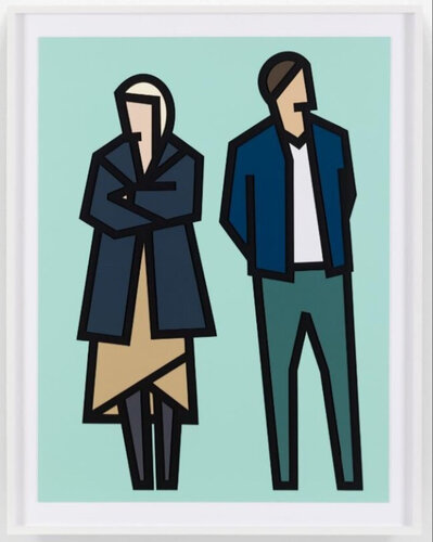 Stephanie and Joshua par Julian Opie, Édition en vente sur Singulart