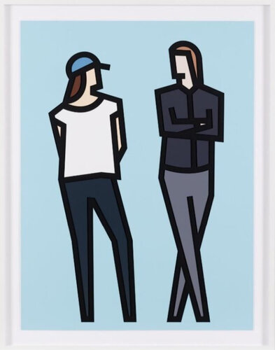 Julia and Christopher par Julian Opie, Édition en vente sur Singulart