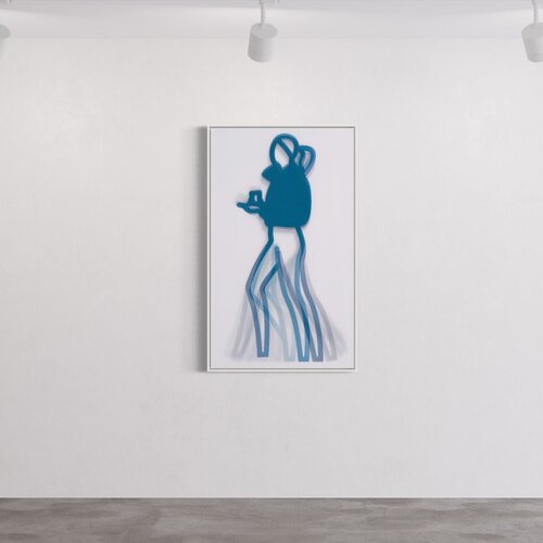 Old Street Walkers: Coffee par Julian Opie, Édition en vente sur Singulart