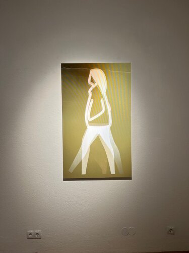 Old Street Walkers: Fur Jacket par Julian Opie, Autres supports en vente sur Singulart