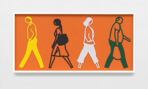 Street 1. from "Street 1-6." par Julian Opie, Œuvre sur papier en vente sur Singulart