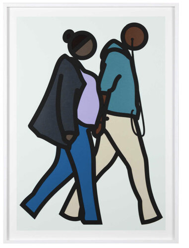 New York Couple 6 (headphones par Julian Opie, Édition en vente sur Singulart
