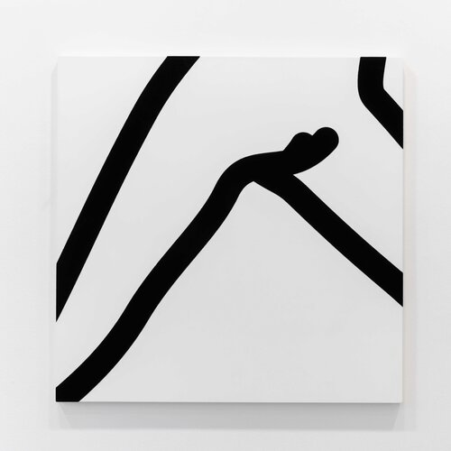 Flocked Painting 24 par Julian Opie, Peinture en vente sur Singulart