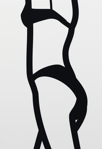Watching Suzanne 1 Female Figure par Julian Opie, Édition en vente sur Singulart
