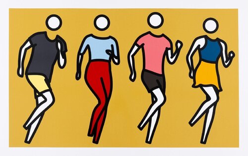 Dance Synced 3 par Julian Opie, Édition en vente sur Singulart