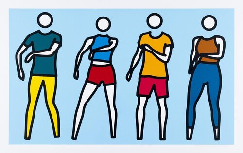 Dance Synced 5 par Julian Opie, Édition en vente sur Singulart