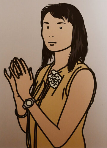 Hijiri with hands together  van Julian Opie, Afdruk te koop op Singulart
