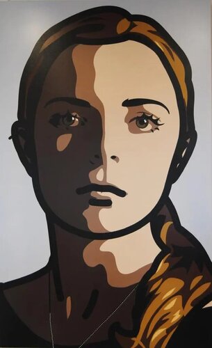 LILY, EYES STRAIGHT, HEAD STRAIGHT von Julian Opie, Druck kaufen auf Singulart