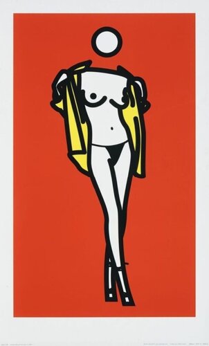Woman Taking Off Man's Shirt.5 by Julian Opie, Print for Sale on Singulart