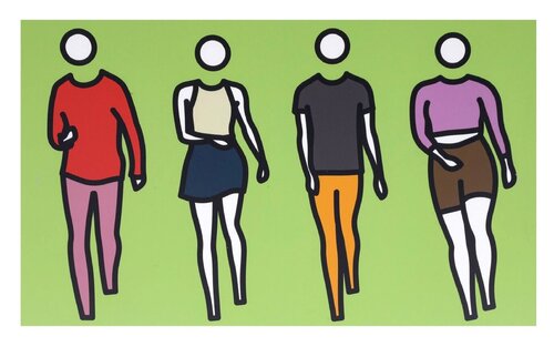 DANCE SYNCED 2 by Julian Opie, Print for Sale on Singulart