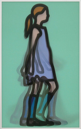 Julian Opie Esther Framed Lenticular par Julian Opie, Édition en vente sur Singulart