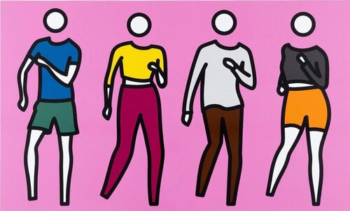 DANCE SYNC 1 by Julian Opie, 인쇄 for Sale on Singulart