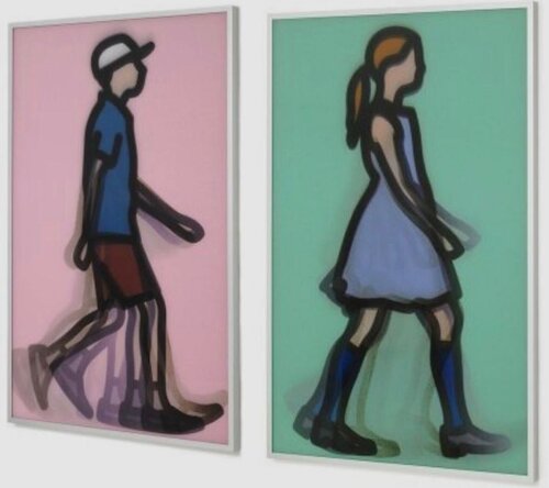 Esther & Keyush par Julian Opie, Édition en vente sur Singulart