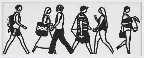 Walking in Melbourne 6 by Julian Opie, Print for Sale on Singulart